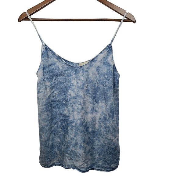 cloth & stone Tops - Cloth & Stone Chambray Camisole Acid Wash Womens XS